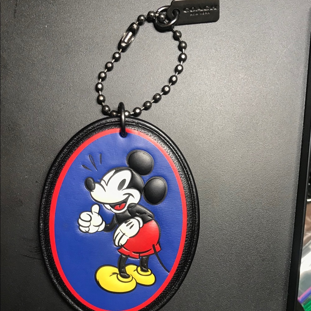 Coach X Mickey keychain